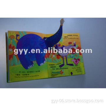3D POP-UP Children colorful hardcover cardboard book